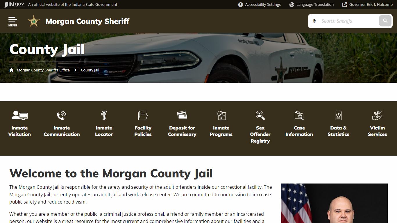 Morgan County Sheriff's Office: County Jail - IN.gov